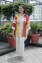 Multicolor Mul Cotton Pooth Work Top