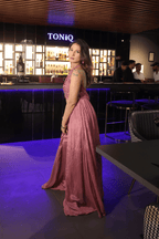 Indo-Western Cocktail Drape Dress