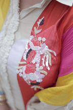 Multicolor Mul Cotton Pooth Work Top