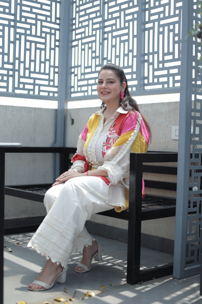 Multicolor Mul Cotton Pooth Work Top